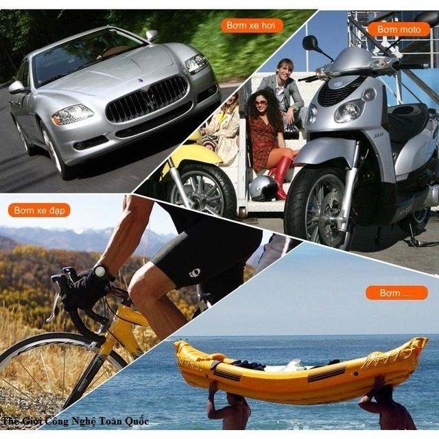 Bơm Hơi Mini Đa Năng 1 Pittong - Thiết Kế Nhỏ Gọn, Dễ Dàng Mang Theo Khi Đi Đường Dài