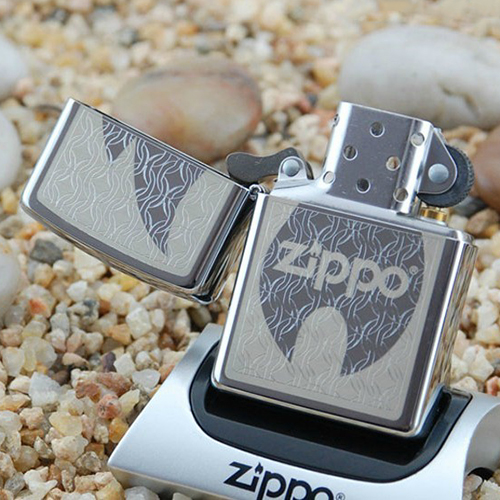 Bật Lửa Zippo 24942 Hidden Flame In High Polish Chrome