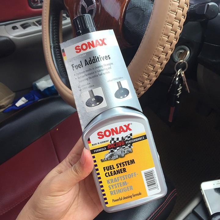 Phụ Gia Làm Sạch Hệ Thống Xăng Cho Xe Máy Xăng Sonax Fuel System Cleaner - HD