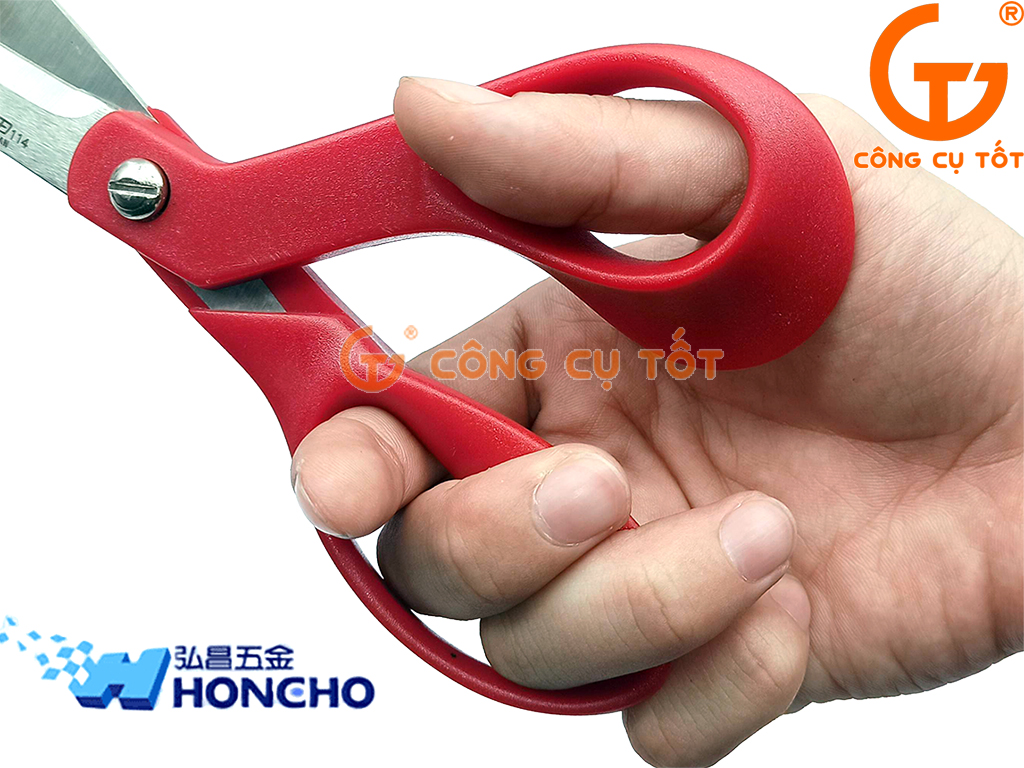 Kéo cắt vải, cắt nhựa 210mm lưỡi chống trơn