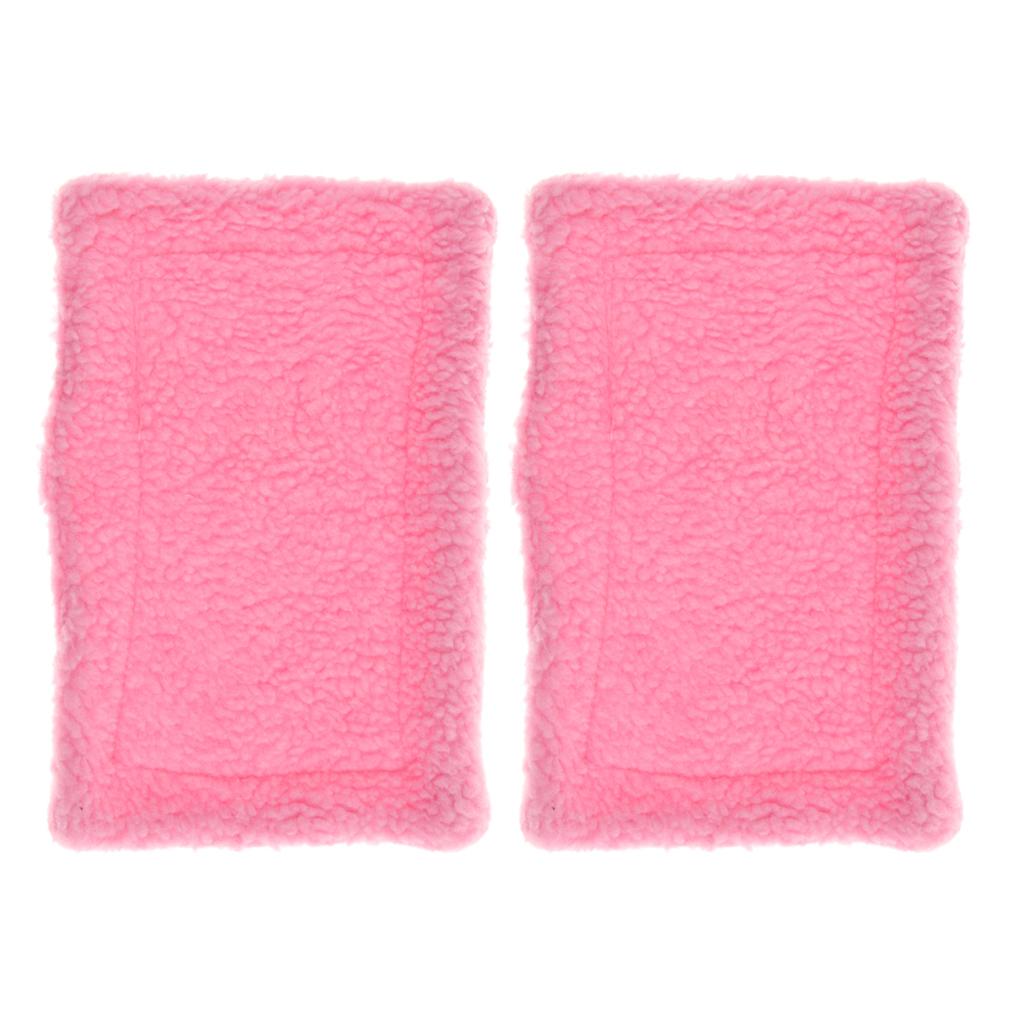 2 Gói Nhung động Vật Nhỏ Mat ấm Cho Hamster, Guinea Pig, Ferret