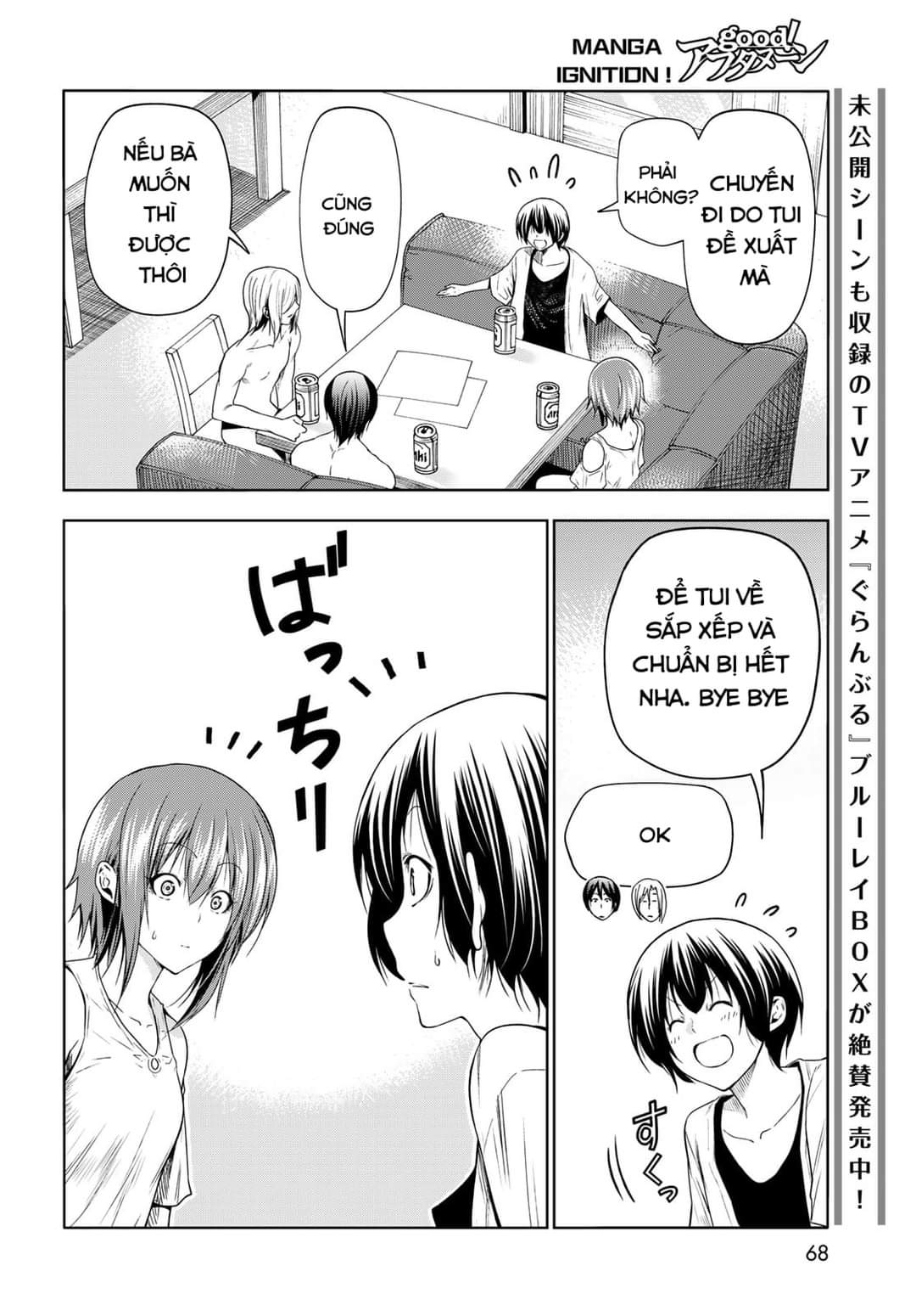 cô gái thích lặn - grand blue chapter 80 6