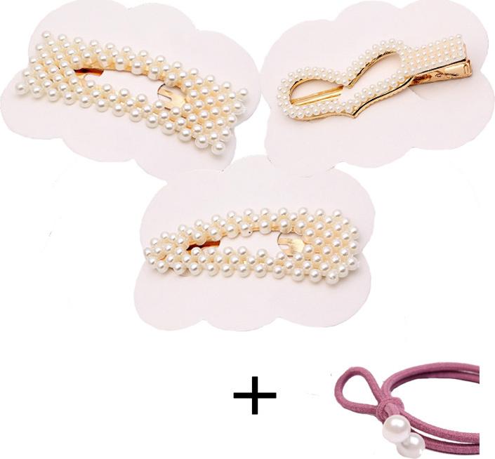 Set 3 Kẹp Ngọc Trai Hàn Quốc Siêu Hot