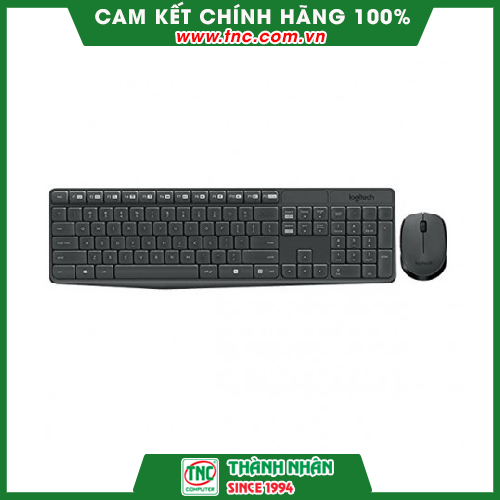 Bộ bàn phím + chuột không dây Logitech MK235- Hàng chính hãng