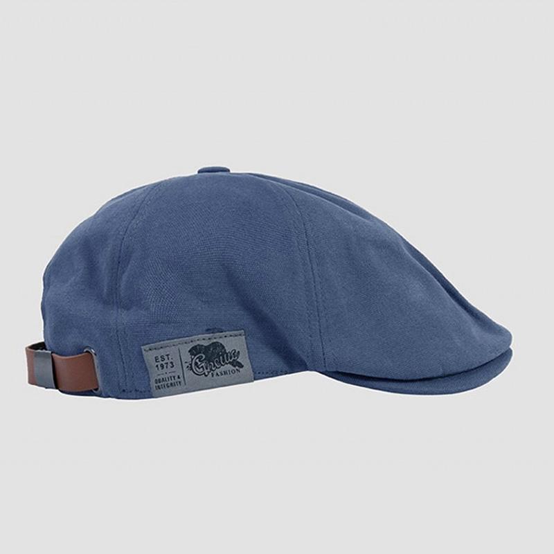 Cotton Peaky Blinders Mũ Lưỡi Trai Nam Nón Mũ Nồi Anh Phong Cách Phương Tây Ivy Nắp Cổ Điển Mùa Đông Người Phụ Nữ Vintage Linen Mũ Nồi Color: Yellow