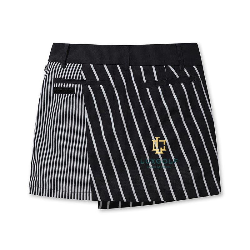 Chân váy golf VMB92364 vạt chéo kẻ sọc