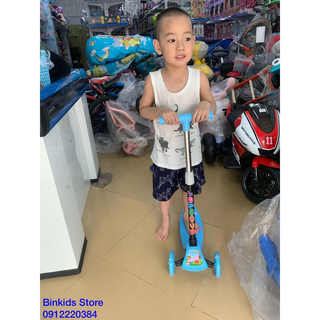 Xe Trượt Scooter 3 Bánh Có Đèn Led