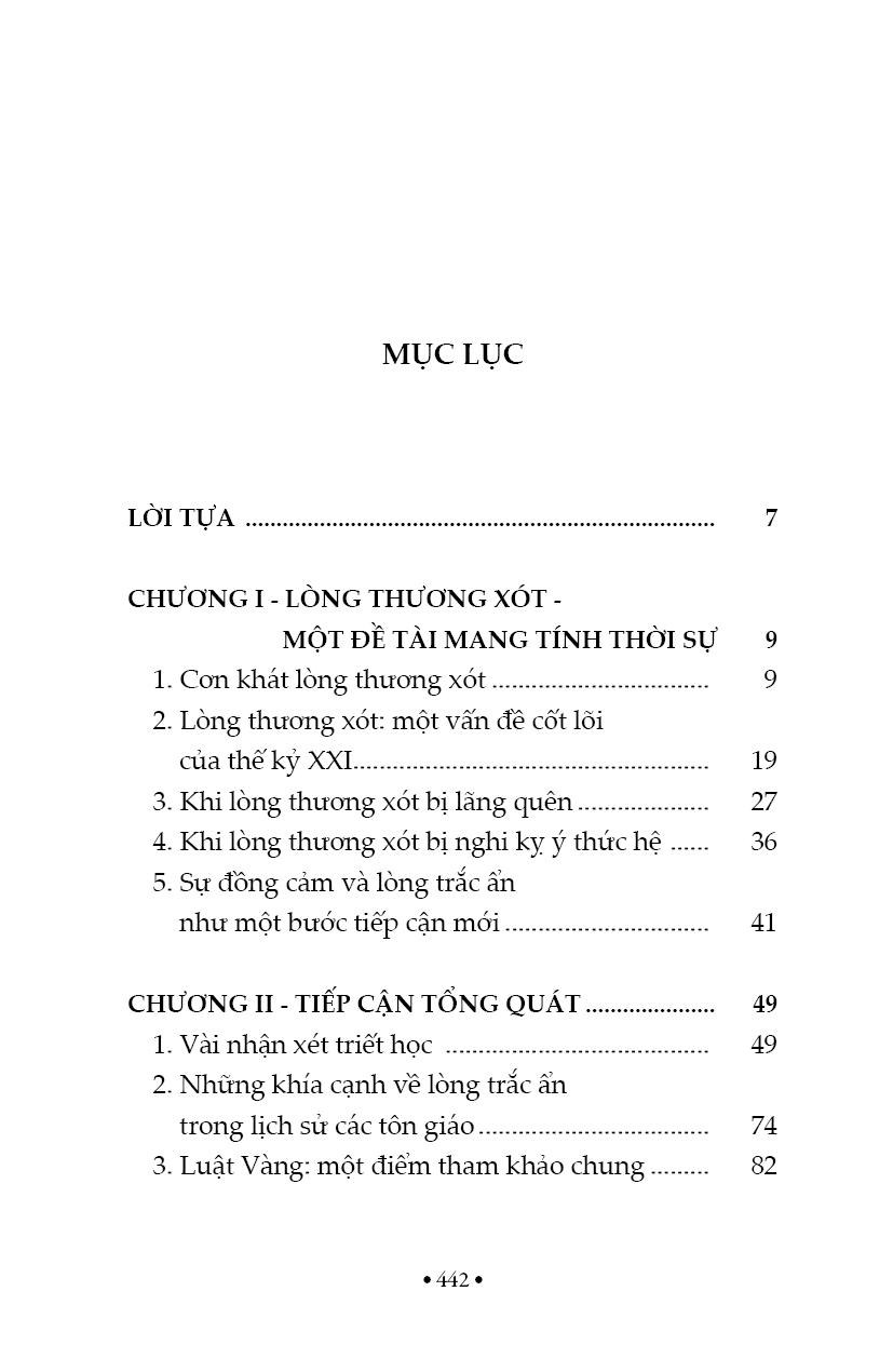 LÒNG THƯƠNG XÓT - Cốt Lõi Của Tin Mừng, Chìa Khoá Của Đời Sống Kitô Hữu