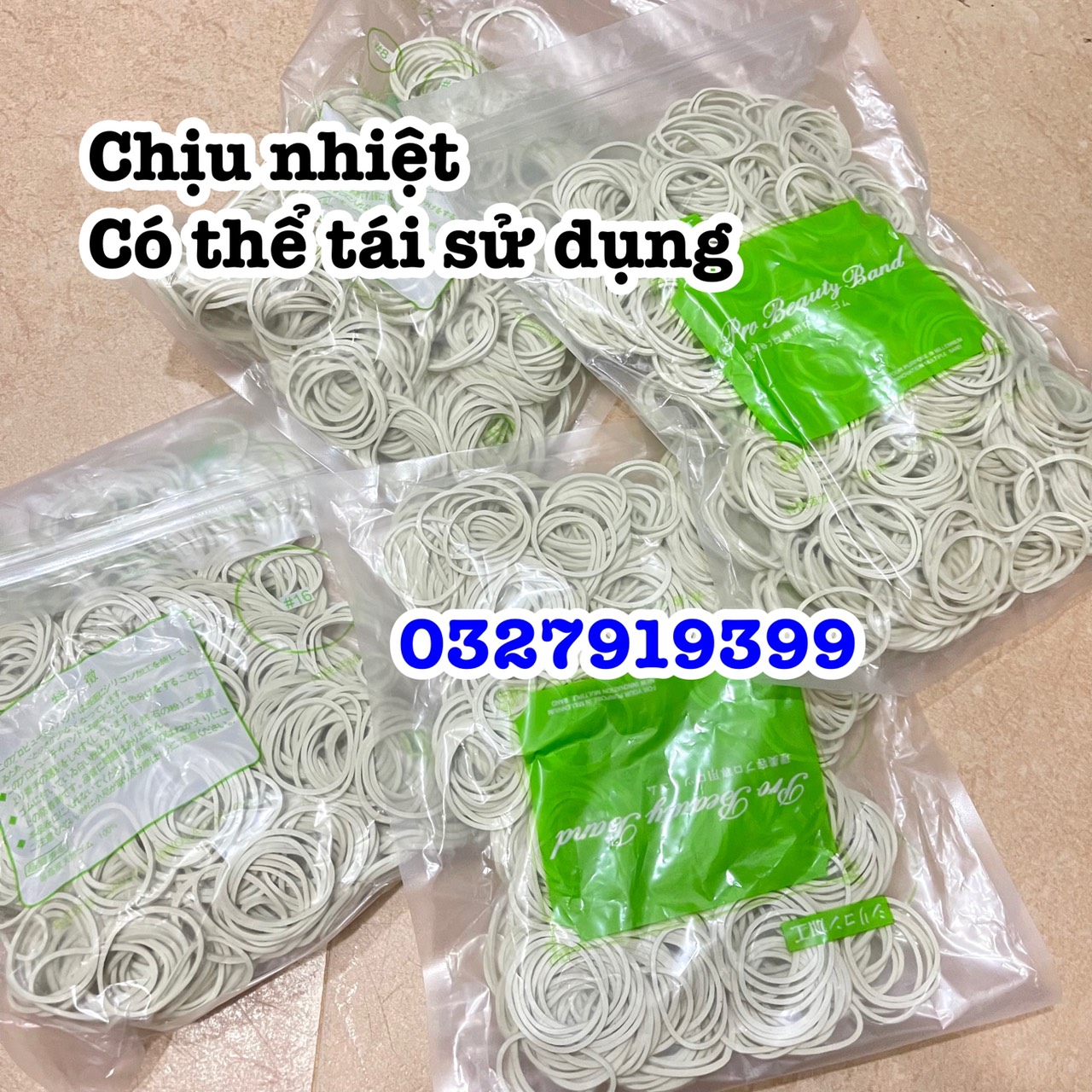 Dây thun chịu nhiệt , chống nhiệt cao cấp - túi 200g