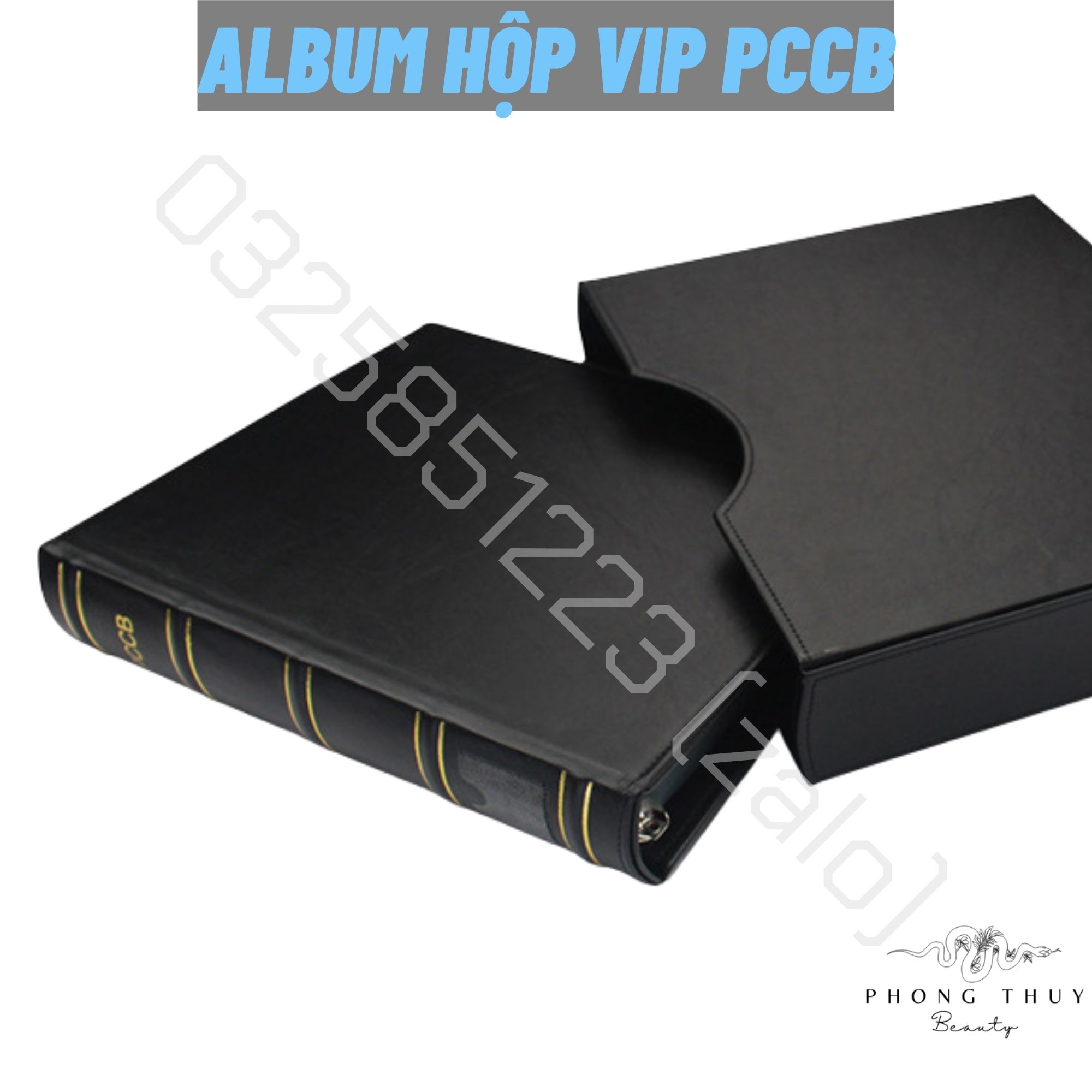 Bìa Album Vip Có Hộp Cao Cấp Chuyên Dụng Chính Hãng Của PCCB Đựng Tiền, Tem - Chưa Kèm Phơi