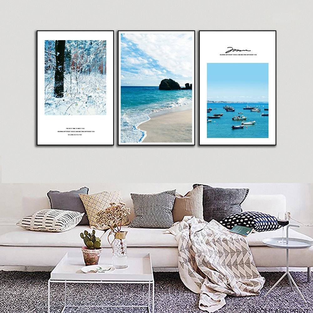 Tranh khung phong cảnh bãi biển đẹp