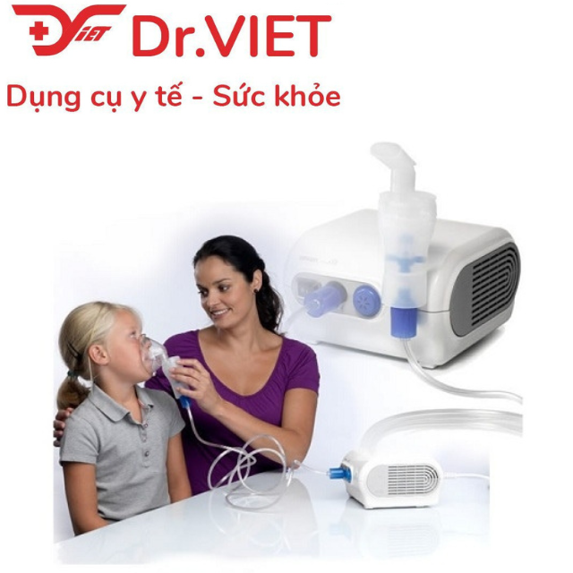 Máy xông mũi họng Omron NE-C28 Chính hãng - làm sạch đường hô hấp, ngăn ngừa bụi bẩn, virus, hỗ trợ các bệnh hô hấp như hen phế quản, COPD, viêm mũi dị ứng,viêm xoang