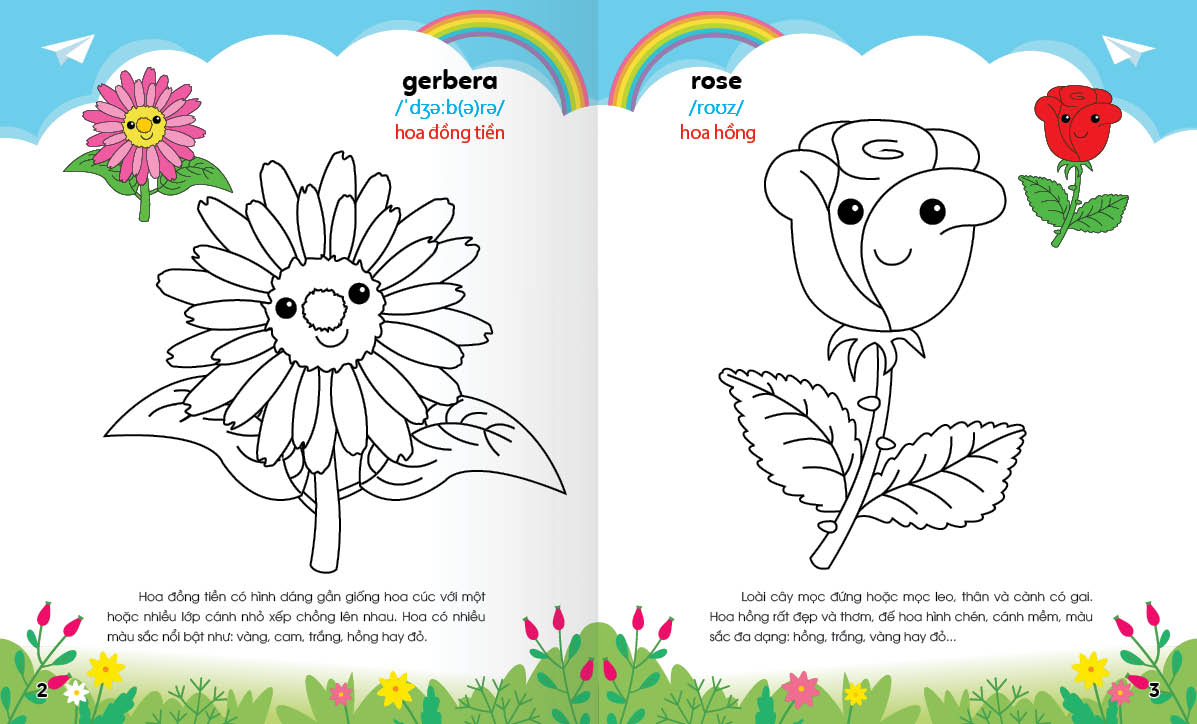 Sách - Colouring 365 ngày Tô màu - KHÁM PHÁ THẾ GIỚI PHÁT TRIỂN TRÍ TUỆ - Hoa, Quả, Rau, Củ