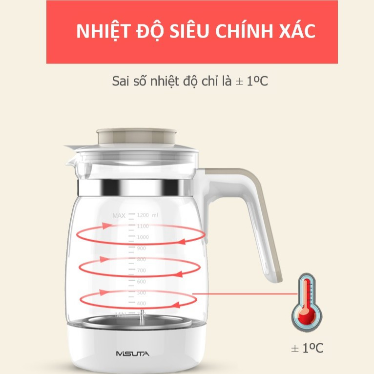 Máy đun nước pha sữa giữ nhiệt đa năng -K1496