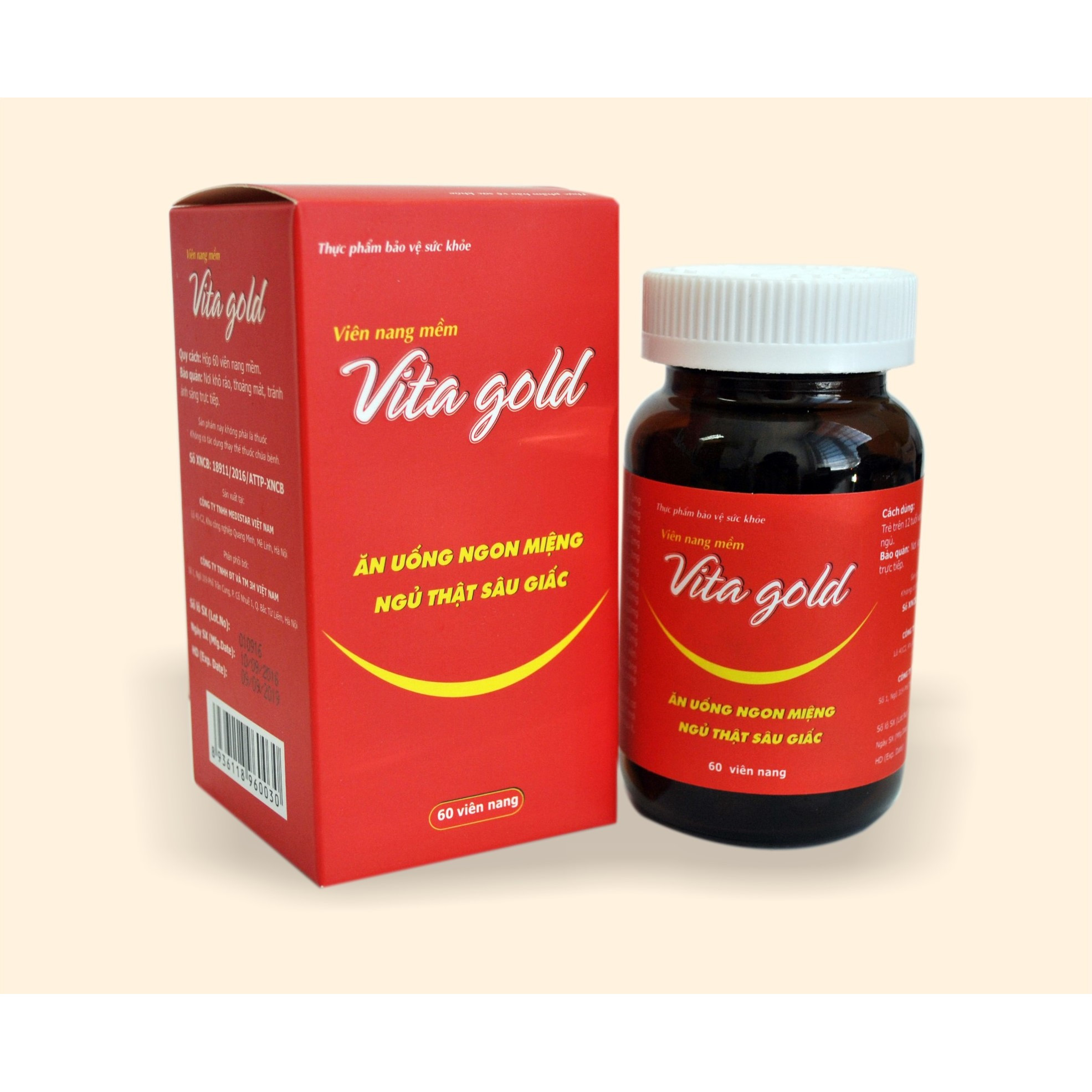 Thực Phẩm Bảo Vệ Sức Khỏe Vita Gold - Giúp Ăn Ngon Ngủ Sâu