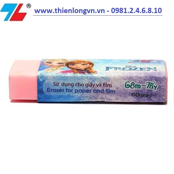 Gôm tẩy xóa chì Thiên Long Disney Frozen E-017/FR hồng