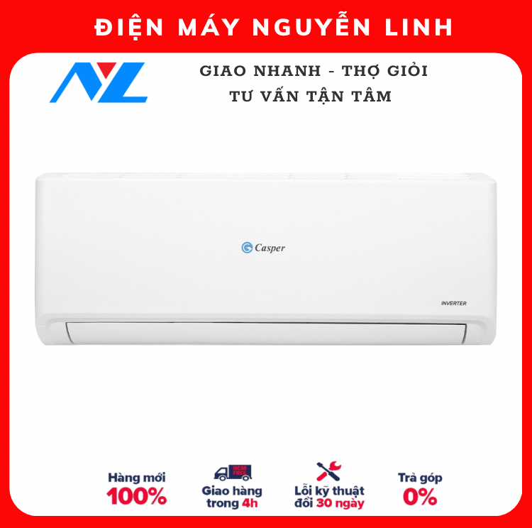 Hàng chính hãng Máy lạnh Casper Inverter 1 HP GC-09IS32 Giao HCM