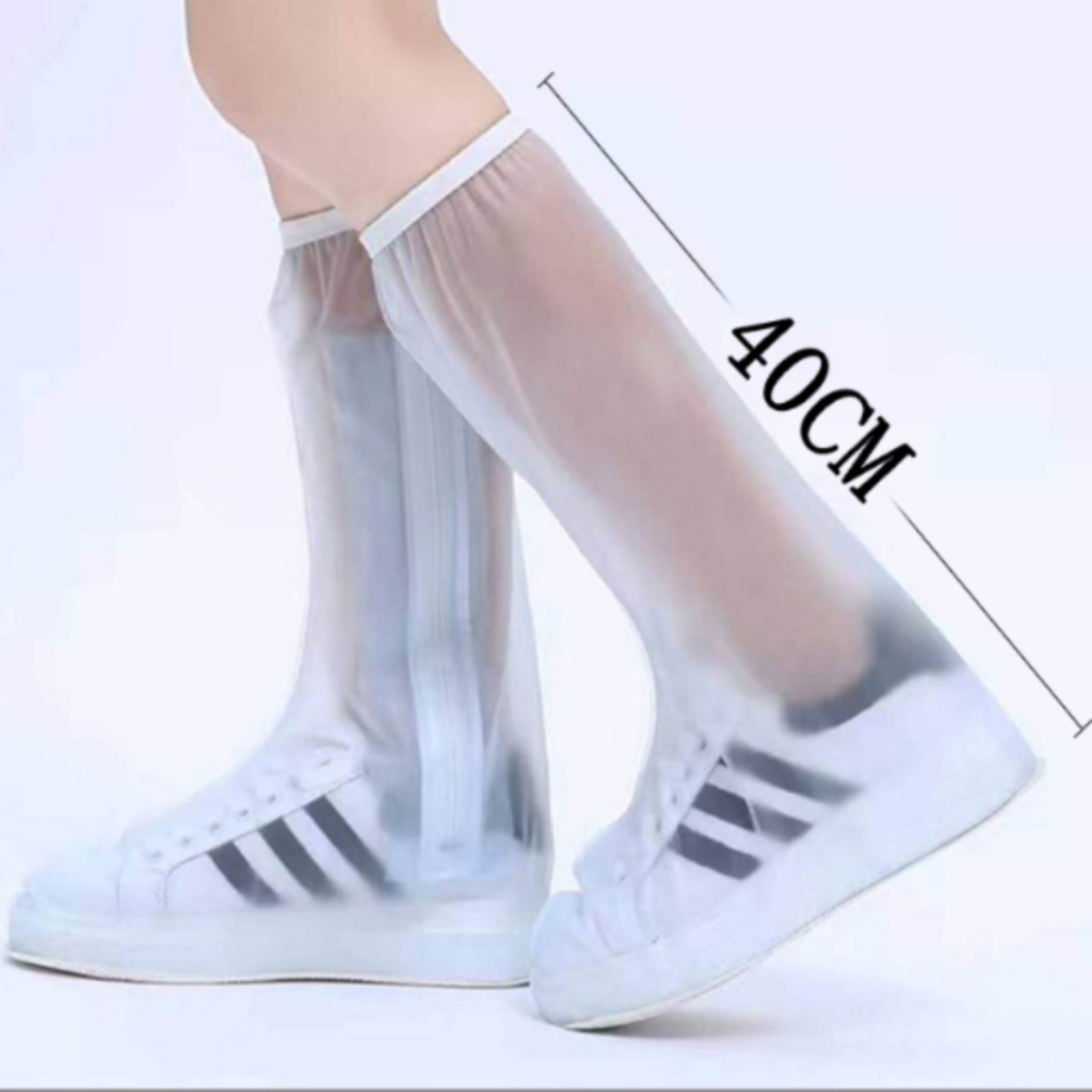 Bao Giày Đi Mưa - Áo Mưa Bọc Giày Dép Thời Trang Bằng Cao Su Khô Ráo Dù Mưa Bão
