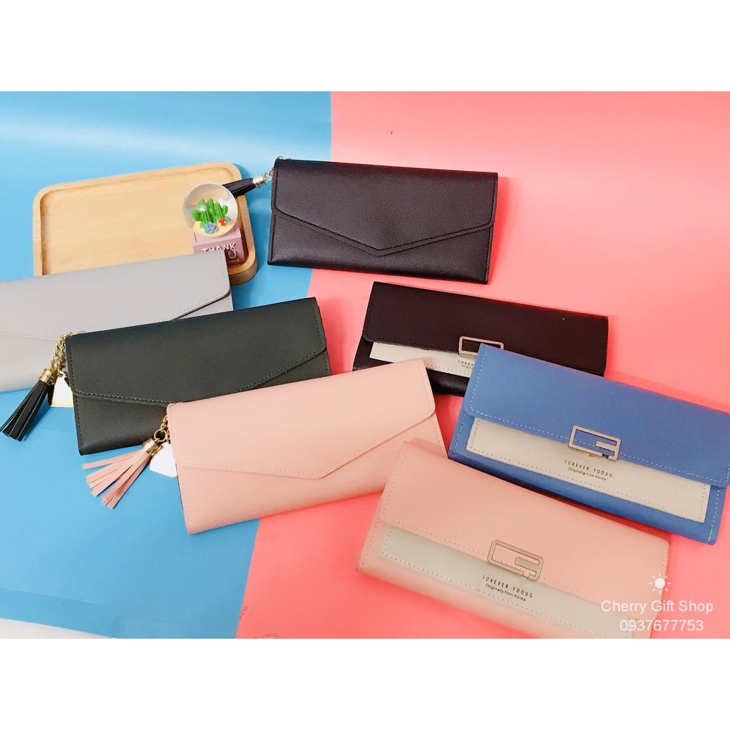 Bóp Ví Nữ Bì Thư Siêu Hot Dễ Thương Phong Cách Hàn Quốc Ảnh Thật Shop Chụp