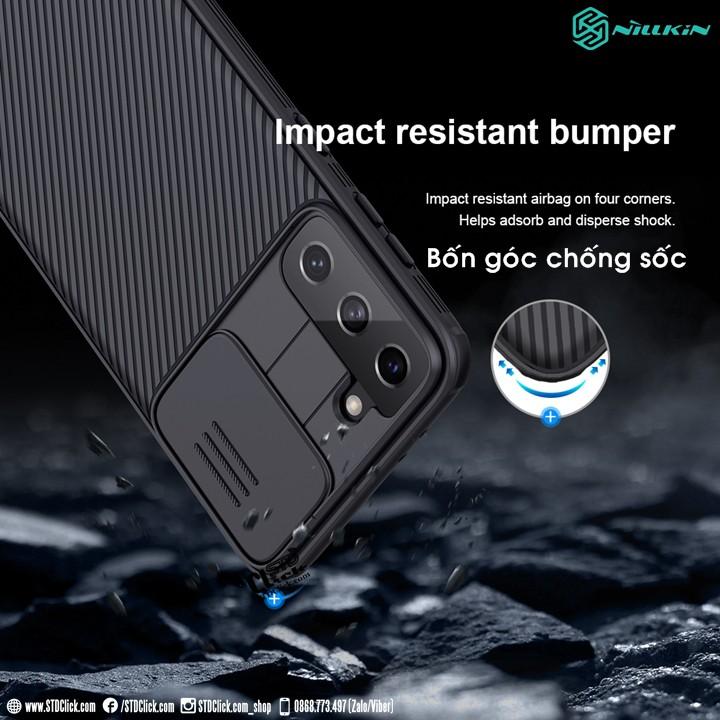 ỐP LƯNG DÀNH CHO ĐIỆN THOẠI SAMSUNG GALAXY S21 PLUS 5G NILLKIN CAMSHIELD PRO BẢO VỆ CAMERA