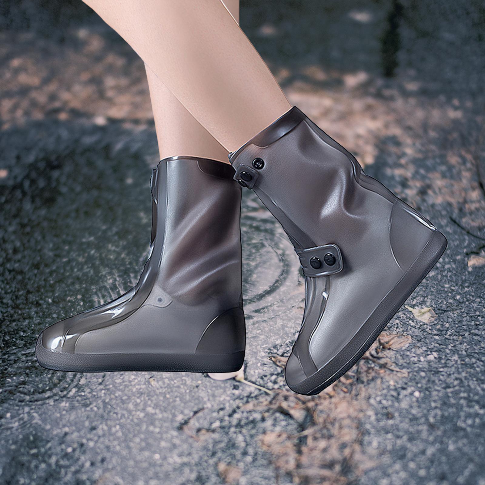 Waterproof Shoe Covers High Elastic Rain Overshoes for Travel Camping Hiking