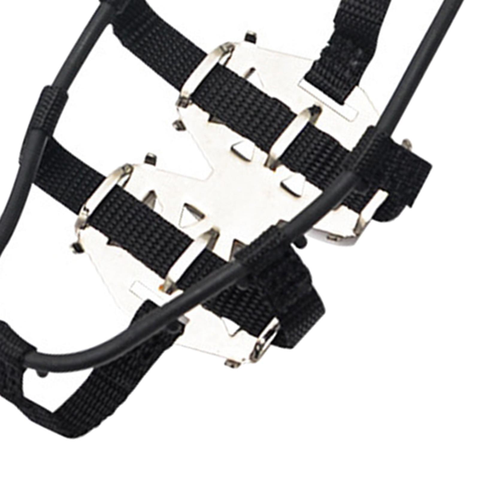 Ice Snow Crampons Snow Grips 24 Tooths Traction System Shoe Cover Crampon for Snow Boot Fishing Outdoor Walking