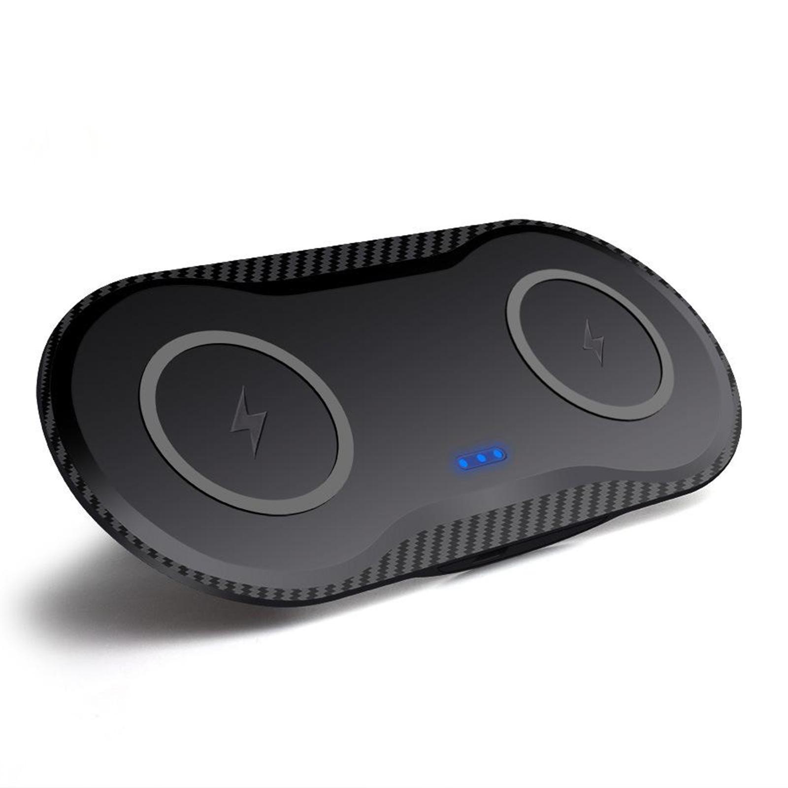 Professional Qi Wireless Charger Dock Pad for Samsung S20 S10 Black New