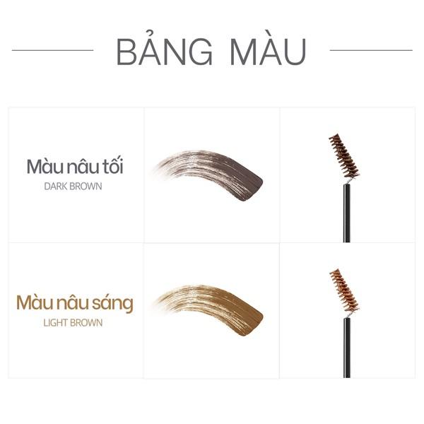 Mascara Lông Mày KLAVUU Urban Pearlsation Easy Touch Browcara