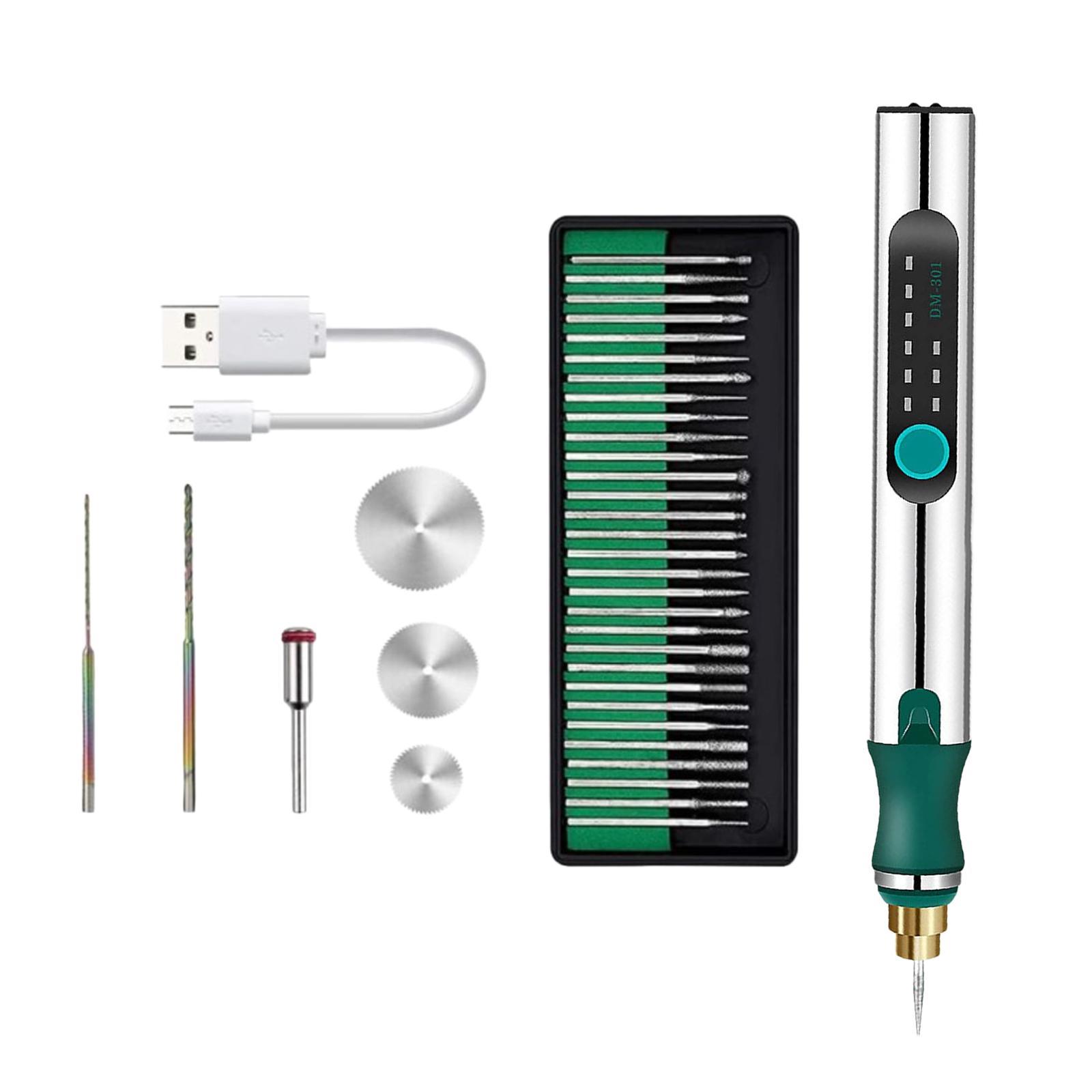 Mini Micro Engraver Pen Jewelry Engraving Tool Kit Precision