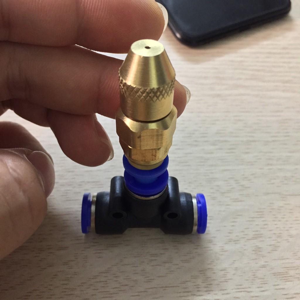 Béc phun sương dập bụi chống tắc kết nối ống 8mm