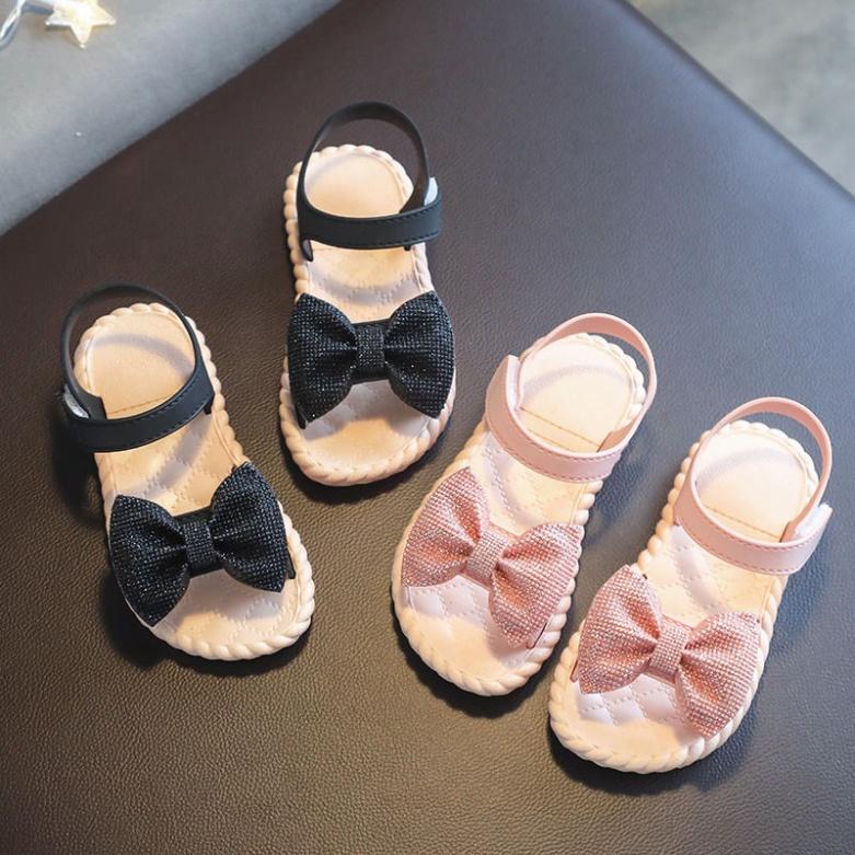 Cho Bé Giày sandals công chúa đi biển hở mũi đế mềm xinh xắn dành cho bé gái