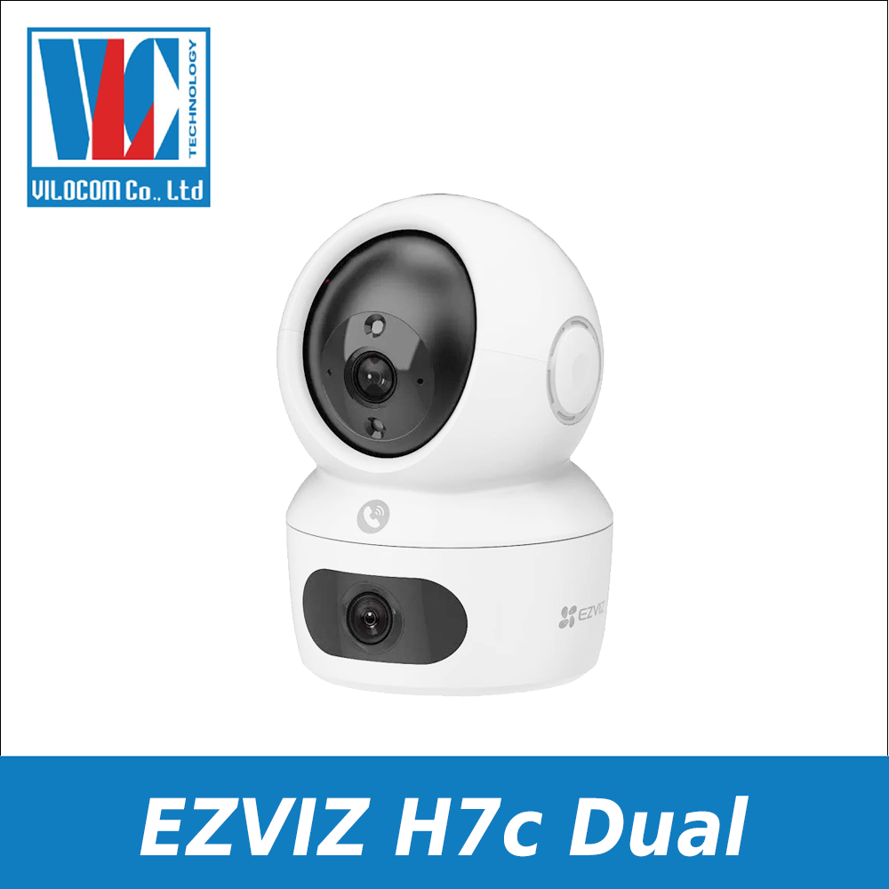 Camera WiFi quay quét có ống kính kép Ezviz H7c Dual 8MP - Hàng Chính Hãng