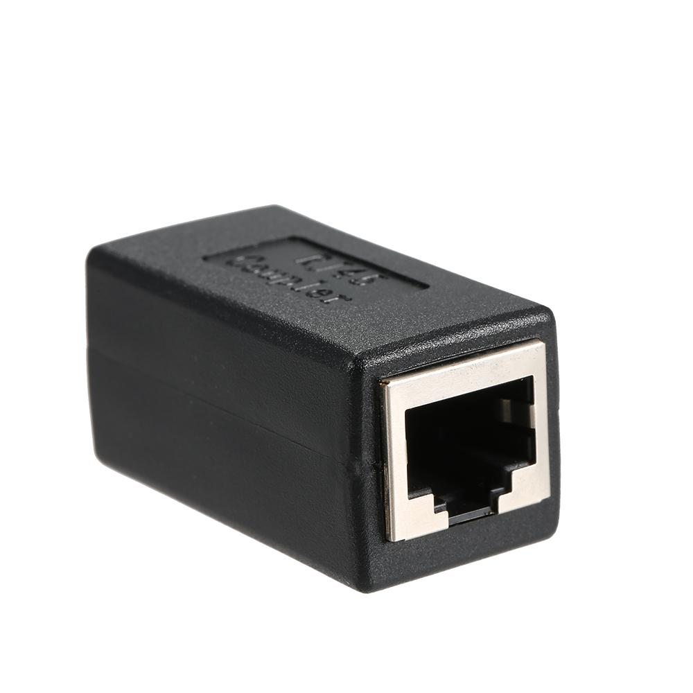 RJ45 Coupler In-Line Coupler CAT 5/CAT 6/CAT 7 LAN Ethernet Cable Extender Adapter Connector Female to Female Straight