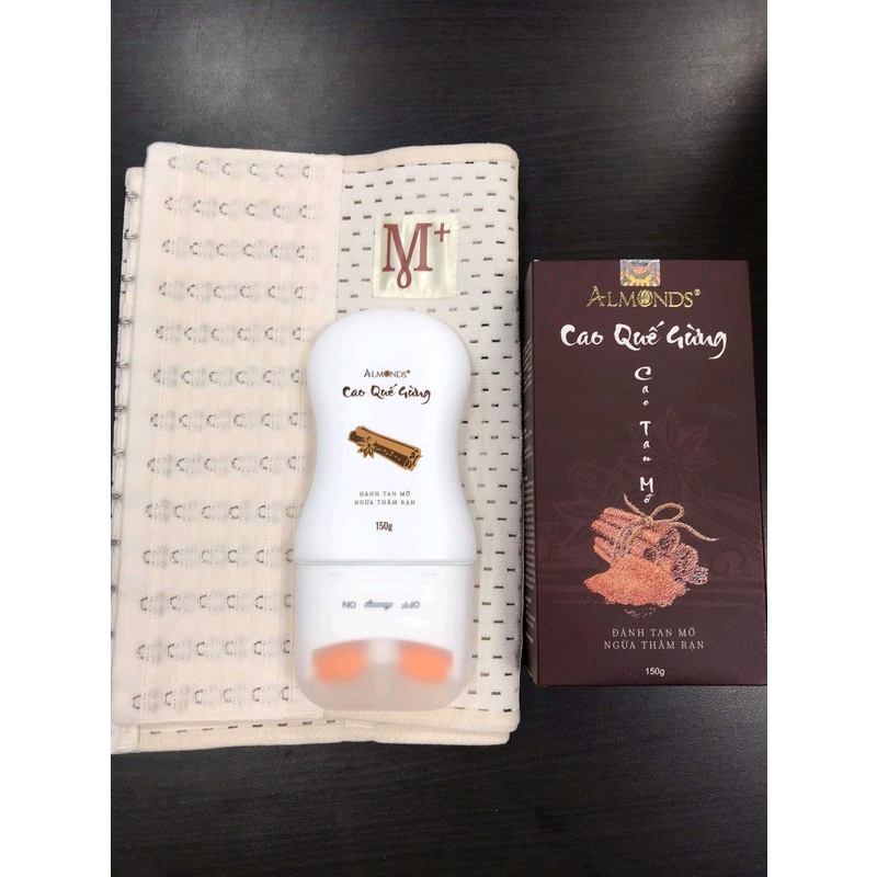 Cao Quế Gừng Almonds Làm Mềm Da, Chai Lỳ, Thâm