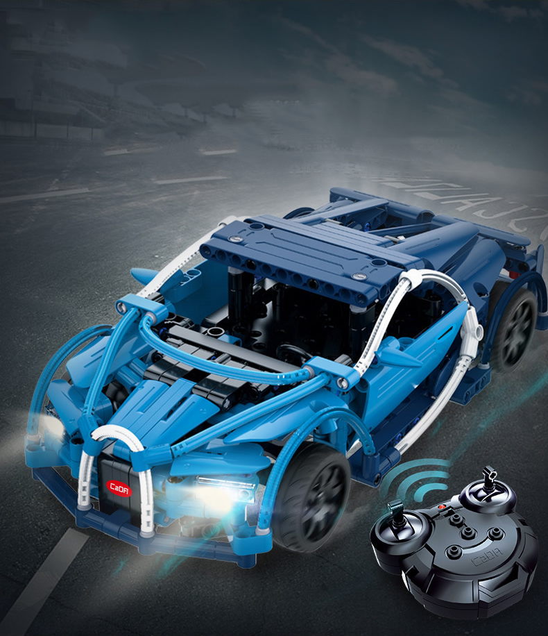 Bộ Đồ Chơi Xếp Hình Siêu Xe Bugatti Chiron 419 Chi Tiết, Đồ Chơi Mô Hình Xe Bugatti Chiron Điều Khiển Từ Xa, Đồ Chơi Lắp Ghép Cao Cấp Ô Tô Bugatti Chiron Điều Khiển RC - Chính Hãng BABYBOSS.