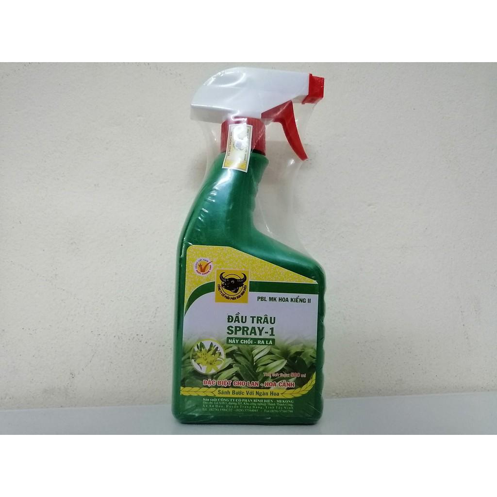 Bộ 3 Hộp Đầu Trâu Spray 1,2,3 Phân Bón Lá Cao Cấp Chuyên Hoa – Cây Kiểng