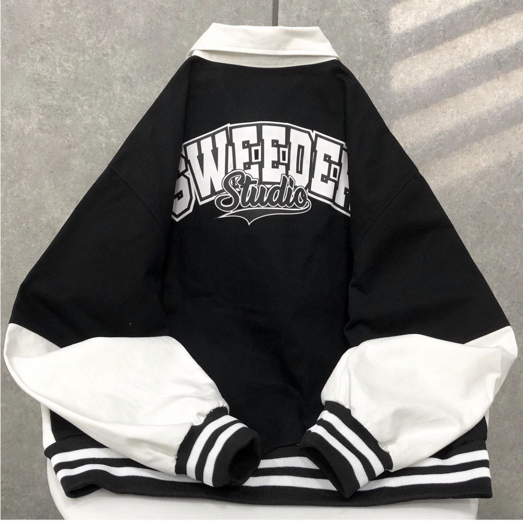 Áo Bomber kaki SWEED phối màu