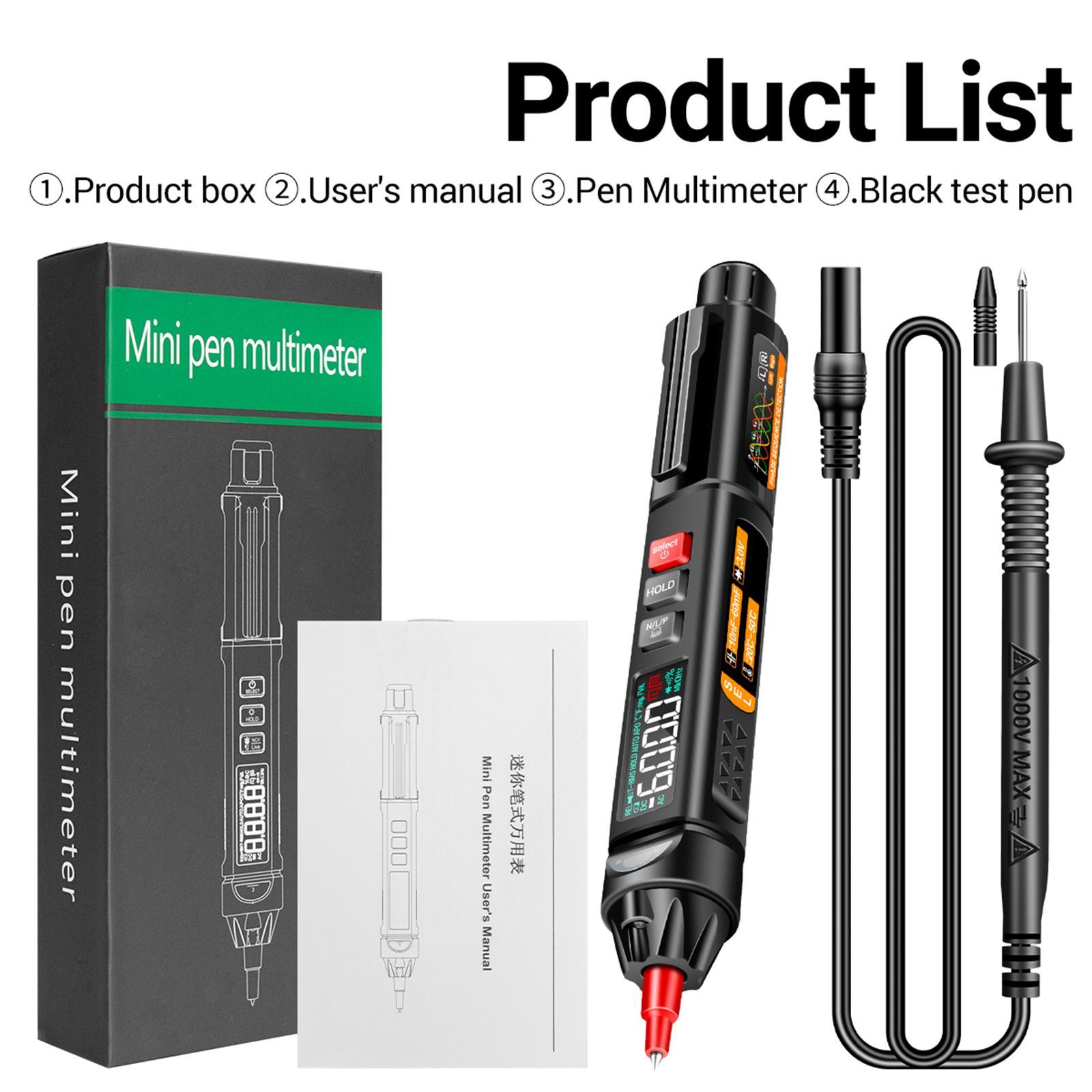 Multimeter Pen Voltage  Multimeter A3009 Continuity Test Voltage s for Automobile Household Appliance Maintenance Car Repair