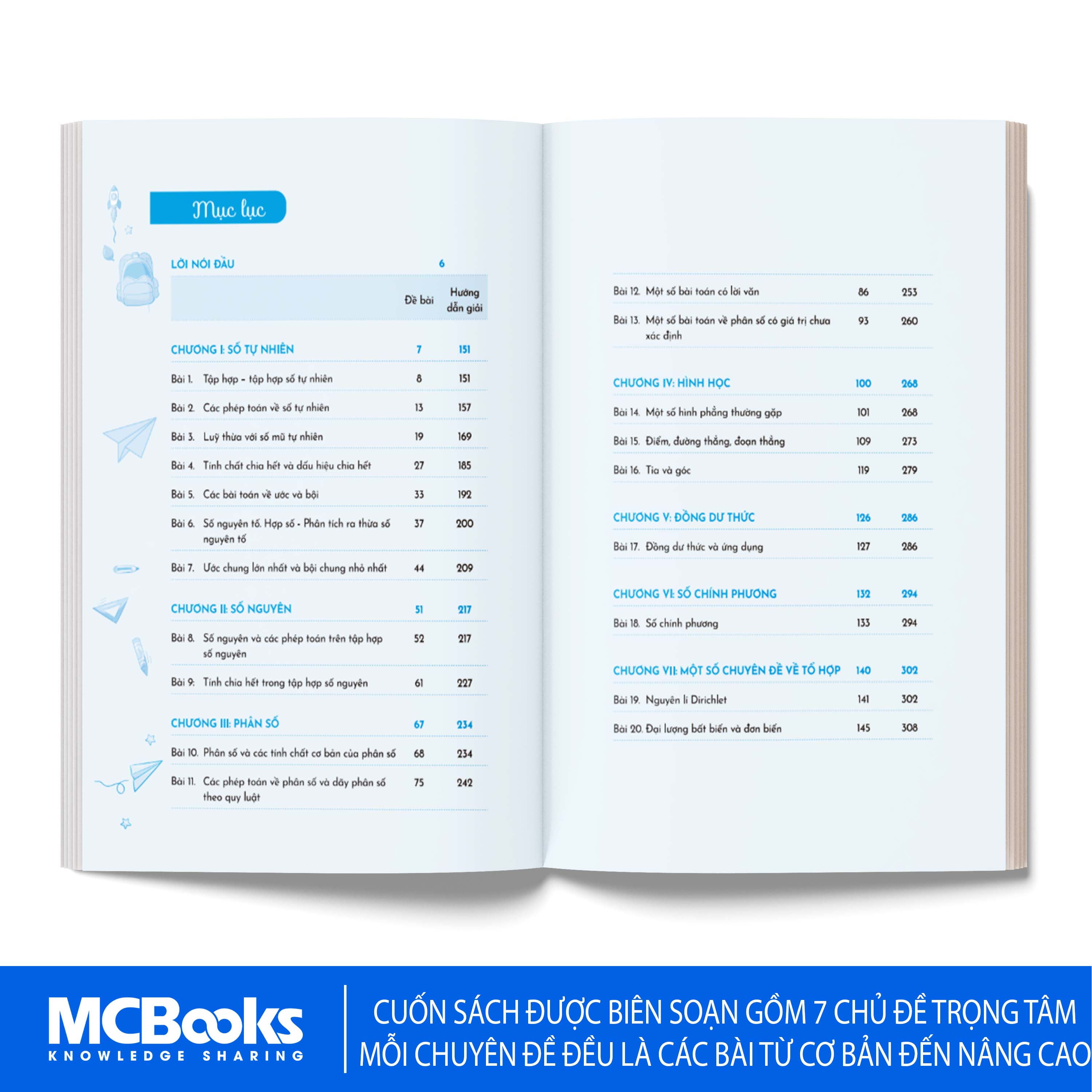 250 Bài Toán Chọn Lọc Lớp 6 – Cùng con chinh phục môn Toán