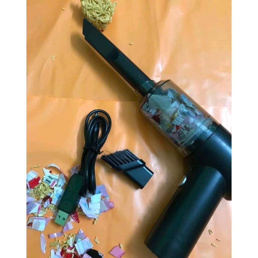 Máy hút bụi cầm tay mini không dây máy hút bụi lực mạnh hút bụi ô tô, máy tính Làm Sạch