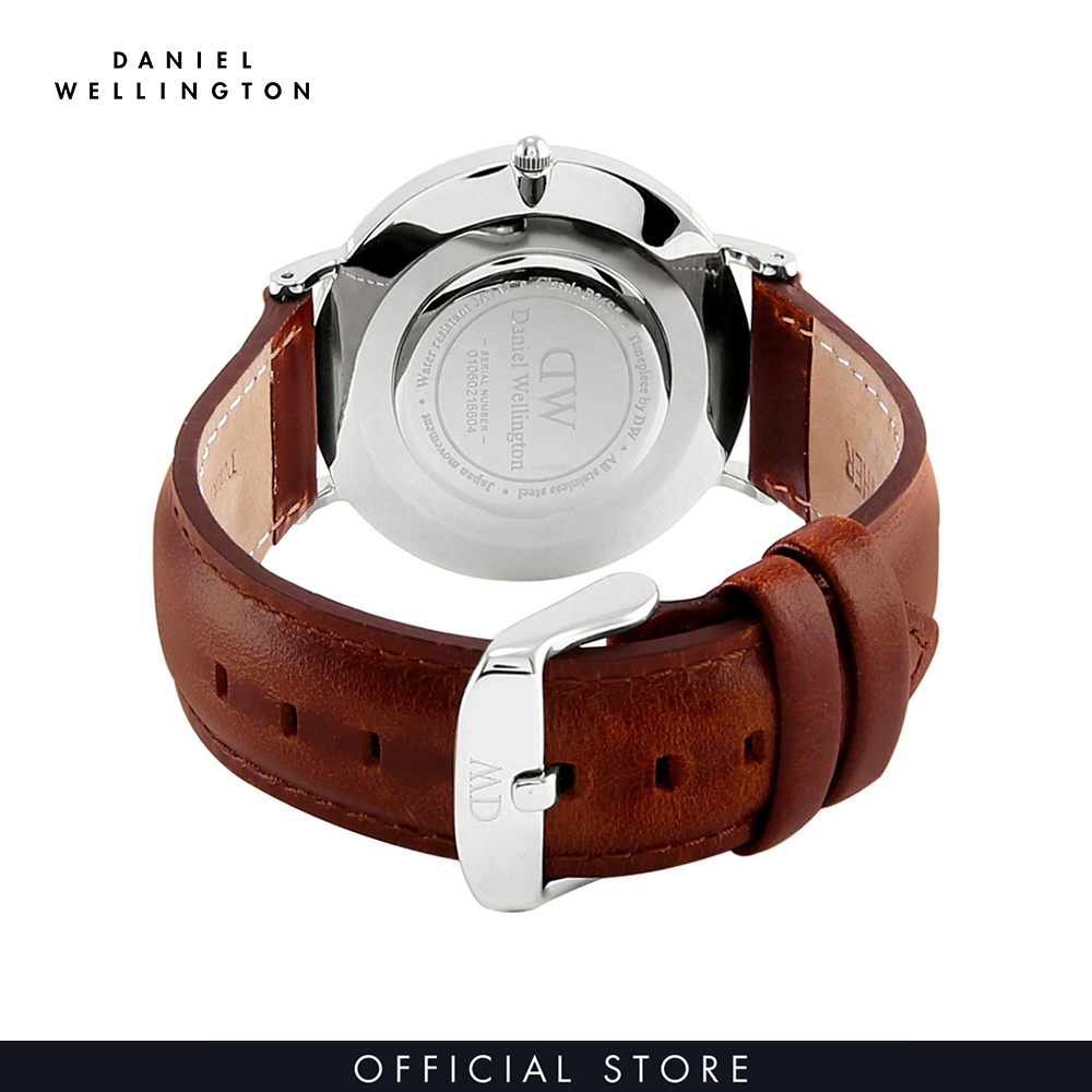 Đồng hồ Nam, Nữ Daniel Wellington dây da - Classic St Mawes 36mm DW00100052