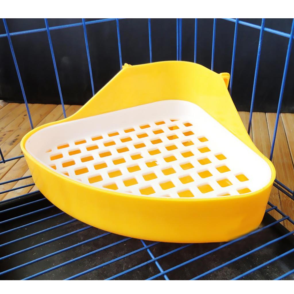 Small Animal Toy Toilet Rabbit Cage Corner Toilet Hamster Litter Tray Potty