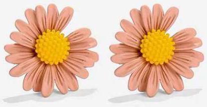 Bông tai hoa cúc khuyết BHBT384