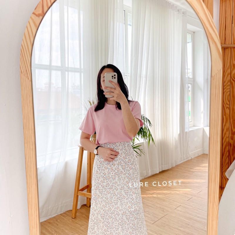 Chân váy hoa nhí dáng dài phong cách vintage summer 2021| Lure Closet| V189111