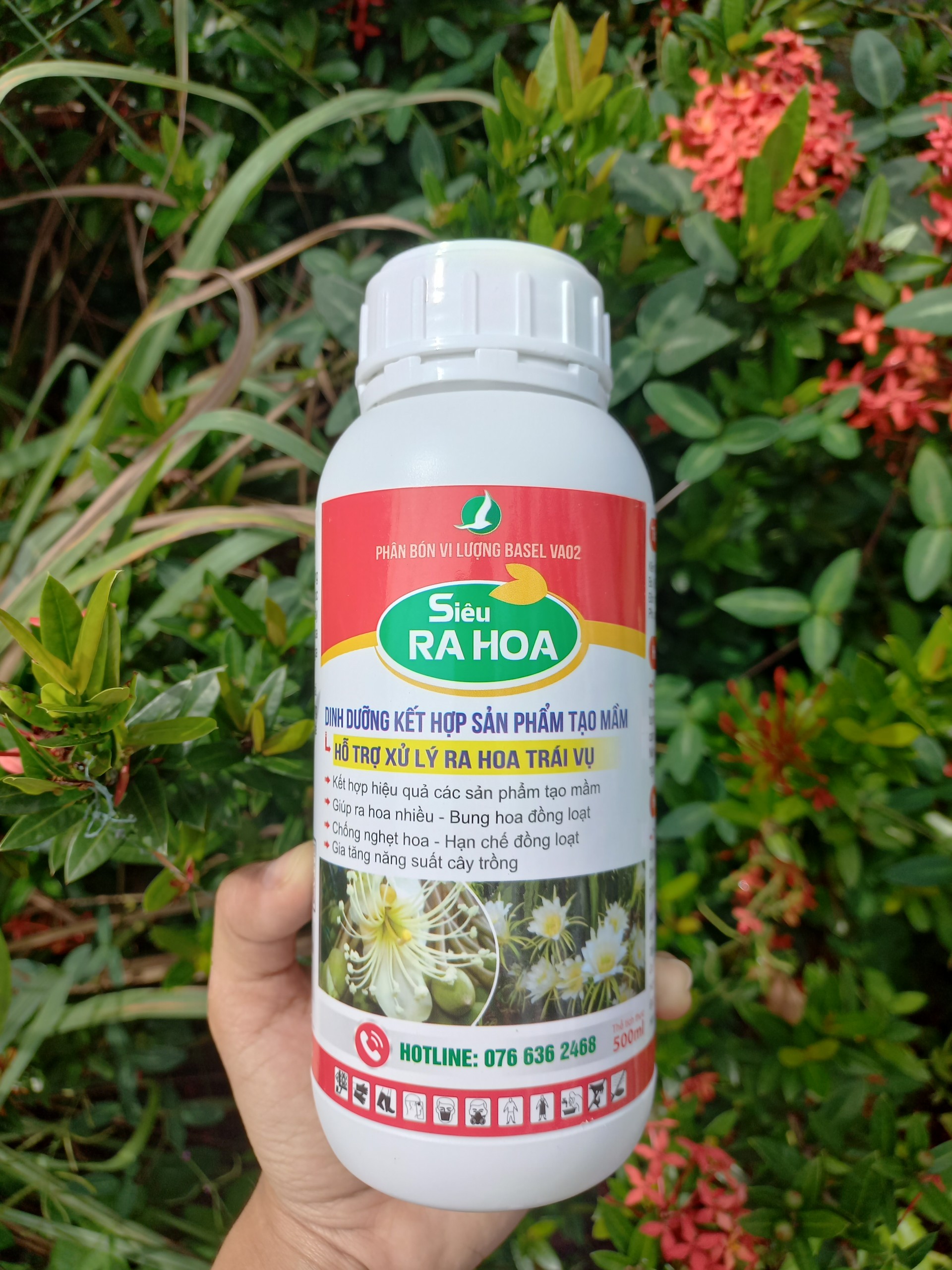 Phân bón vi lượng siêu ra hoa, xử lý ra hoa trái vụ 500ML