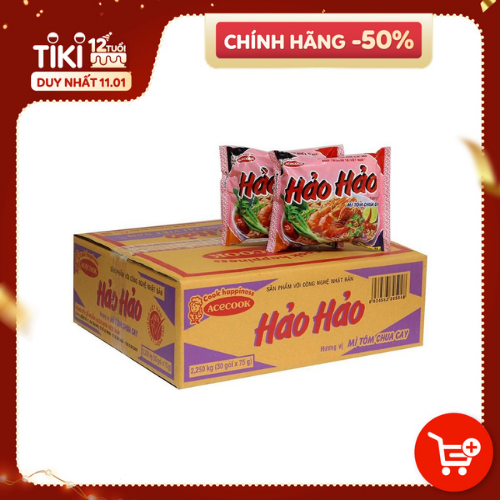 Mì Hảo Hảo tôm chua cay - 75g - 138165 - [8934563138165]