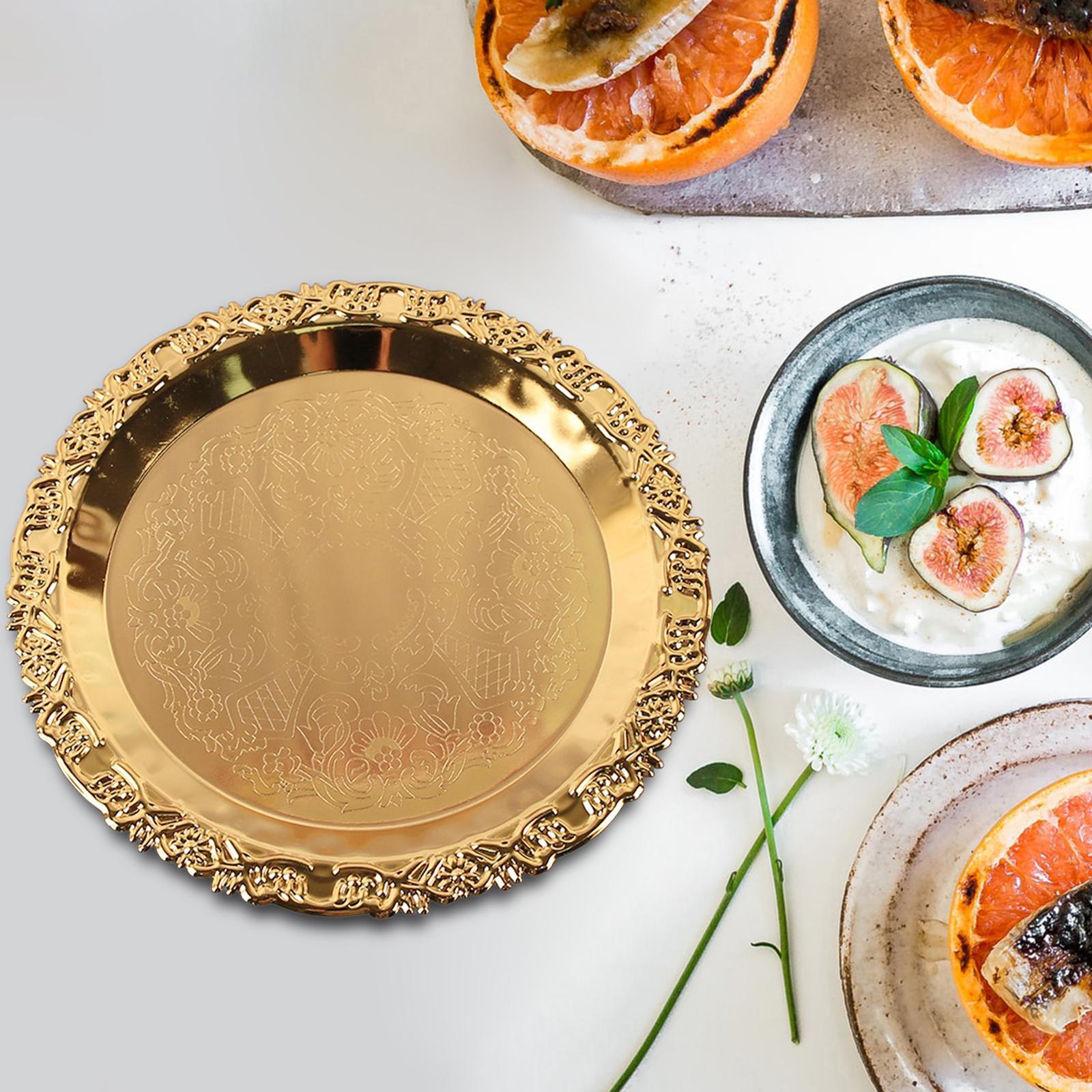 Cake Dishes Retro Trinket Dish Cake Display Boards for Home Photography Tray Prop