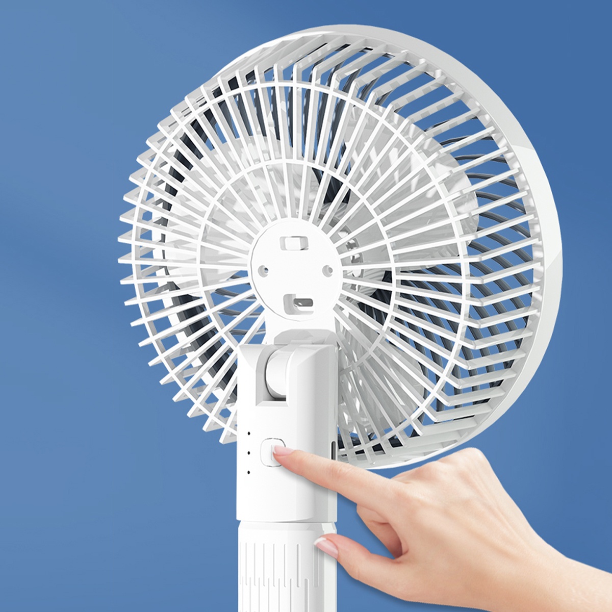 QUẠT MINI CẦM TAY, CÓ ĐẾ KẸP ĐỂ BÀN THÁO LẮP TIỆN DỤNG NHIỀU CHẾ ĐỘ ĐA NĂNG 4 IN 1 - HÀNG NHẬP KHẨU