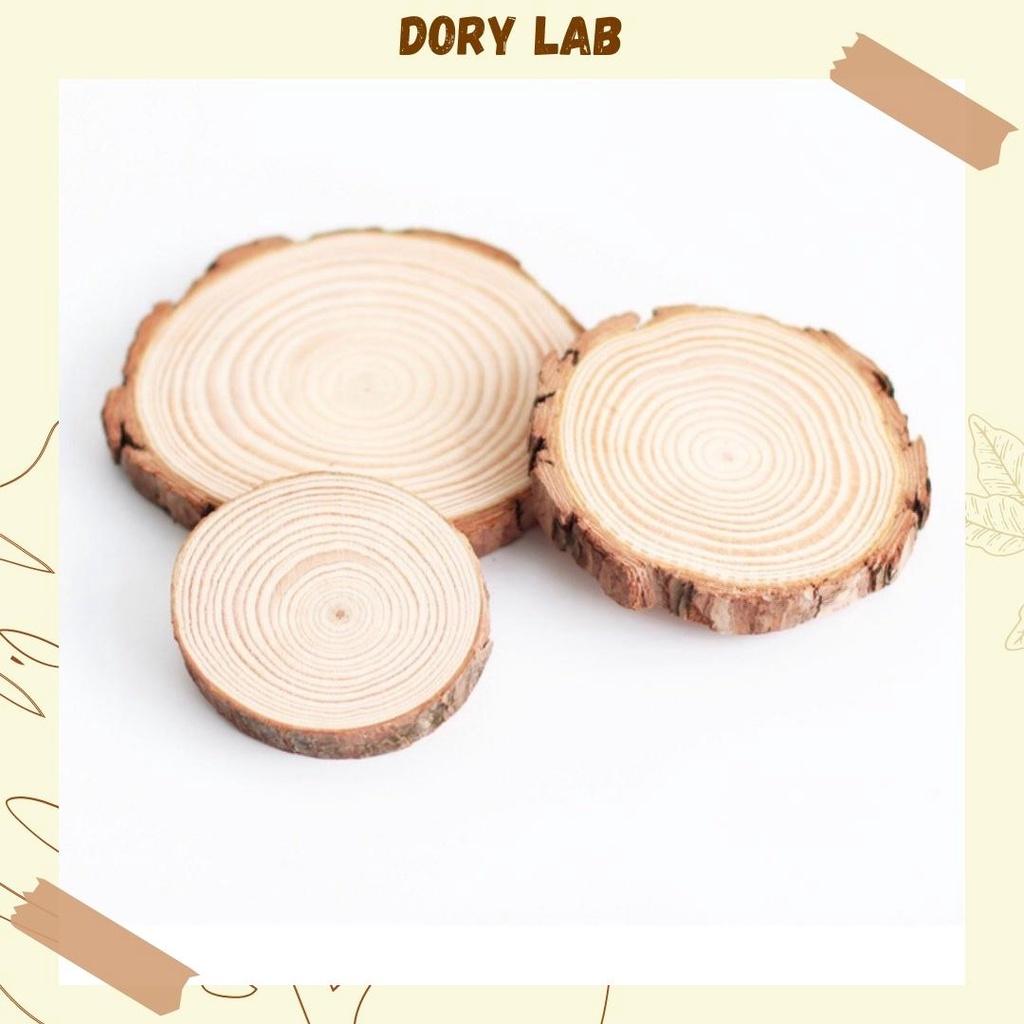 Đế Gỗ Lót Nến Thơm, Lót Ly, Phụ Kiện Decor - Dory Lab