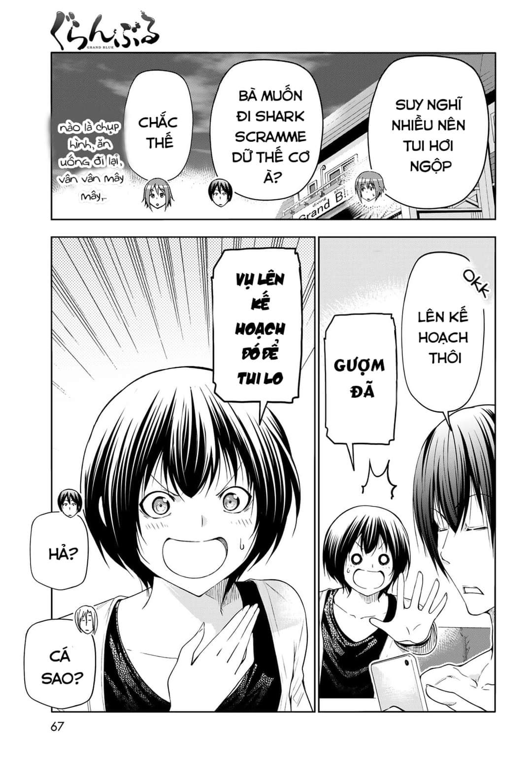 cô gái thích lặn - grand blue chapter 80 5